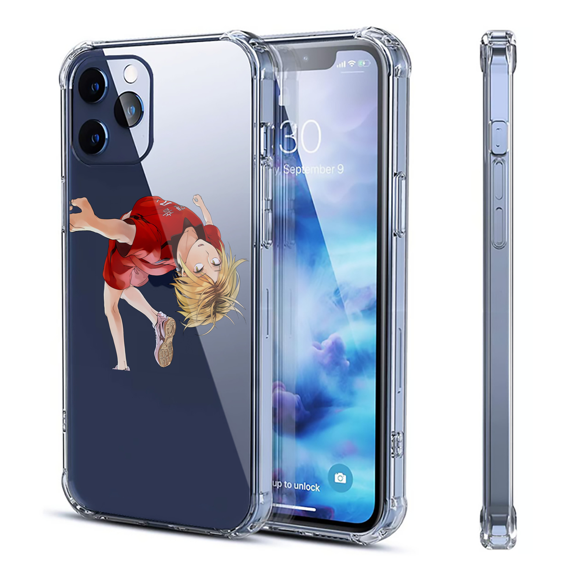 （画像用） ハイキュー!! Haikyu!! 【iPhone 12シリーズ対応】透明スマホケース（クリアソフトケース）